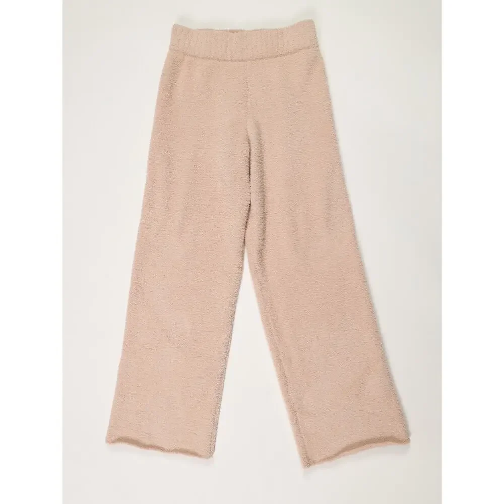 UGG Sherpa Fluff Hoodie & Wide Leg Lounge Set Pink Cozy Luxe Matching Set S